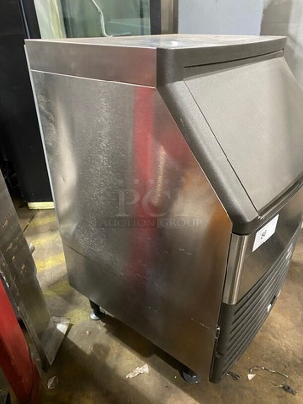 Manitowoc Commercial Undercounter Ice Maker Machine! All Stainless Steel! On Legs! Model: QY0134A SN: 310127778 115V 60HZ 1 Phase - Image 2 of 9