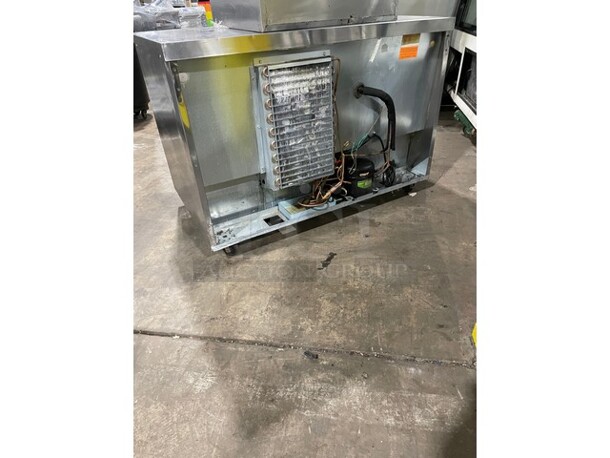 Delfield Commercial 2 Door Refrigerated Lowboy/Worktop Cooler! All Stainless Steel! Model UC4048-Star Serial 1403152001239! 115V 1 Phase! On Casters! - Image 4 of 8