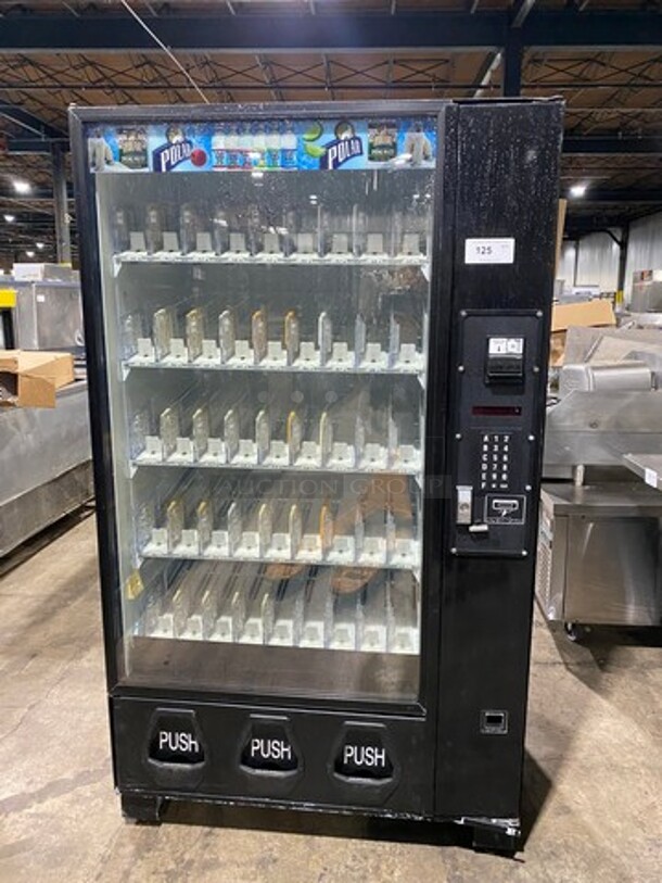 Dixie Narco Commercial Drink Vending Machine! With Bill And Coin Acceptor! Model: DN5591 SN: 82820065 120V 60HZ 1 Phase - Image 1 of 11