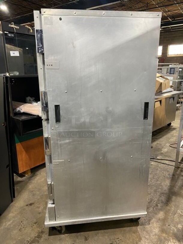 Cres Cor Commercial Insulated Warming/Proofing Cabinet! With 2 Half Doors! Holds Full Size Trays! All Stainless Steel! WORKING WHEN EMOVED! Model: 5495039 SN: HJGK5086A 120V 60HZ 1 Phase - Image 2 of 9