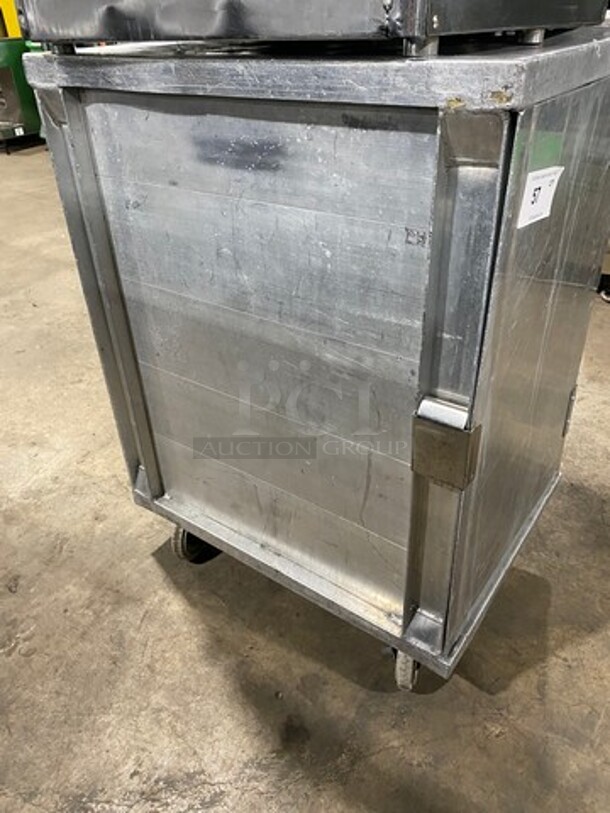 Commercial Single Door Enclosed Pan Transport Rack! Solid Stainless Steel! On Casters! - Image 2 of 6