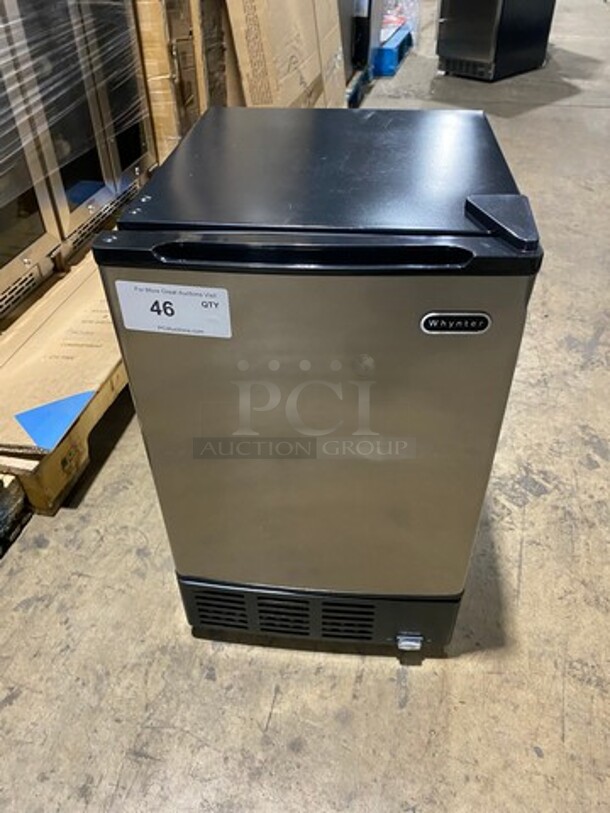 NEW! OUT OF THE BOX! SCRATCH-N-DENT! Whynter Undercounter Built In Ice Maker! 12LB Ice Capacity! All Stainless Steel! Model: UIM155 115V - Image 1 of 7