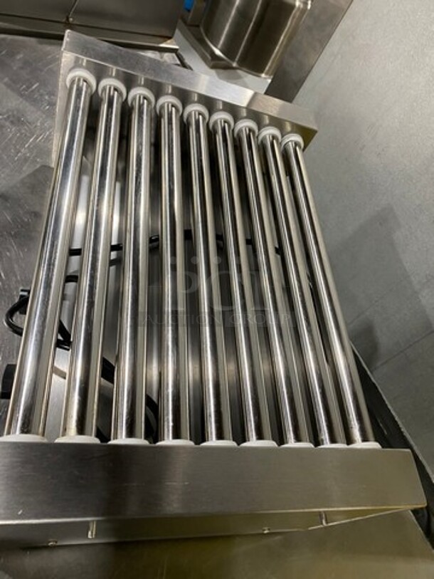 Adcraft Commercial Countertop Hot Dog Roller Grill! All Stainless Steel! Model: RG09 SN: 05150170079 120V - Image 6 of 8