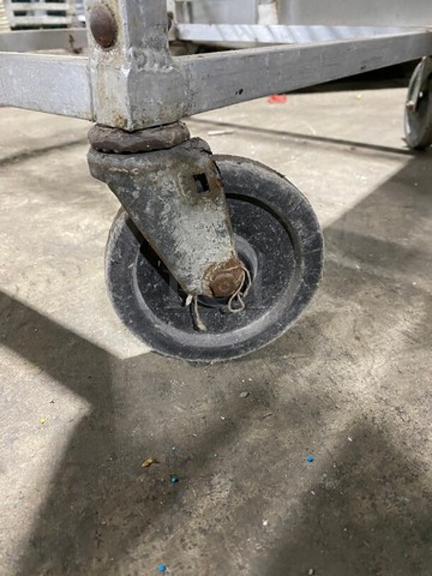 Metal Commercial Pan Transport Rack! On Casters! - Image 5 of 7