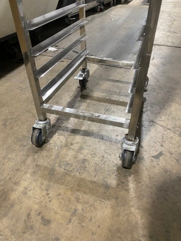 All Stainless Steel Slim Style Half Sized Pan Speed Rack! On Casters!  - Image 4 of 4