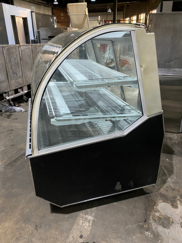 SWEET! Turbo Air Refrigerated Bakery Showcase! With Front Curved Glass And Glass Sliding Back Access Doors! With Poly Coated Racks! Electric! Model: TB4R SN: TB4REI021 115V 60HZ 1 Phase - Image 2 of 10