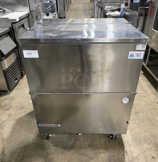Beverage Air Stainless Steel Milk Cooler! On Casters! MODEL ST34NS SN: 12400226 115V 1PH
