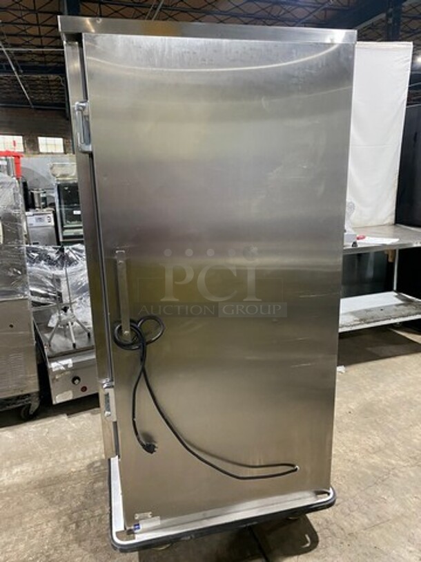 FAB! FWE Commercial Refrigerated Single Door Holding Cabinet! Solid Stainless Steel! On Casters! Model: R30U SN: 9125700 115V 60HZ 1 Phase - Image 2 of 6