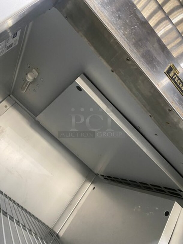 Traulsen Commercial Single Door Reach In Cooler! All Stainless Steel! On Casters! Working When Removed! Model: G10010 SN: T92741C15 115V - Image 6 of 9