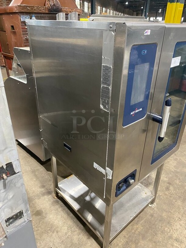 Sweet! Late Model 2016 Alto Shaam Commercial Electric Powered Combitherm Convection Oven! With Underneath Storage Space! All Stainless Steel! On Legs! Working When Removed! - Image 3 of 12