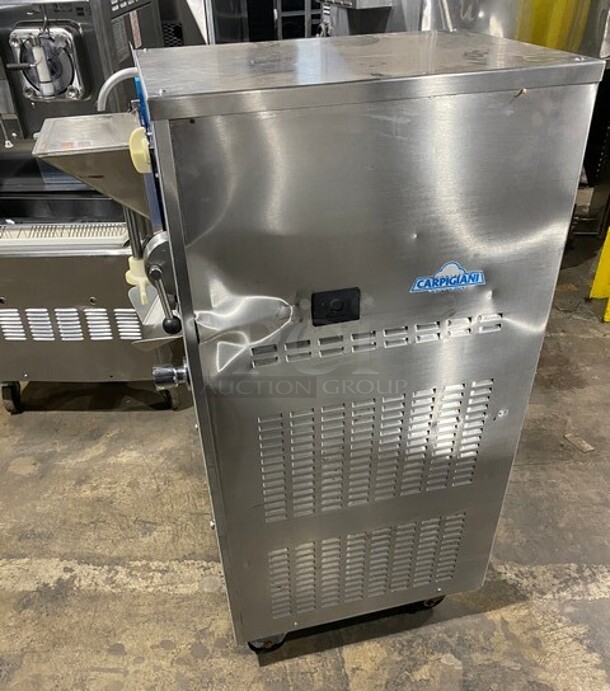 Carpigiani Commercial Floor Style Ice Cream Batch Freezer! All Stainless Steel! Model LABO2030C Serial 447289! On Casters! - Image 2 of 9