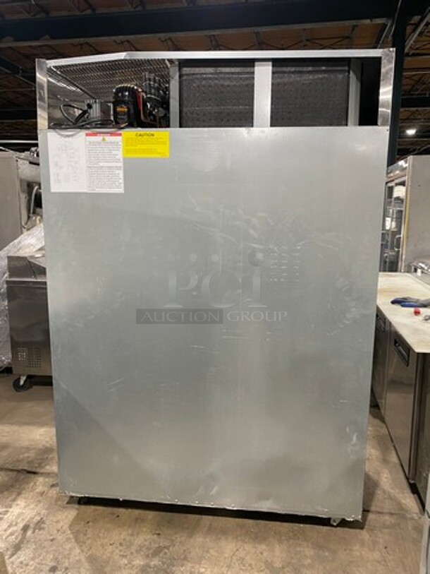 NICE! LATE MODEL! Hoshizaki Commercial 2 Door Reach In Freezer! Poly Coated Racks! All Stainless Steel! On Casters! WORKING WHEN REMOVED! Model: F2AFS SN: J50428C 115V 60HZ 1 Phase - Image 2 of 9