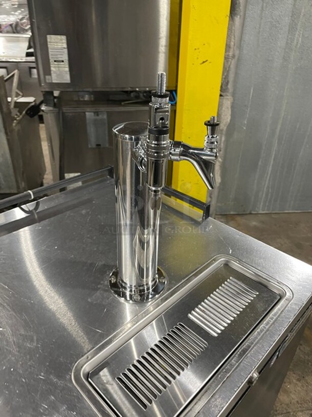 Beverage Air Commercial Stainless Steel Direct Draw Kegerator! With 2 Beer Taps! Model BM23HCB28 Serial 12500028! 115V 1Phase! - Image 5 of 8