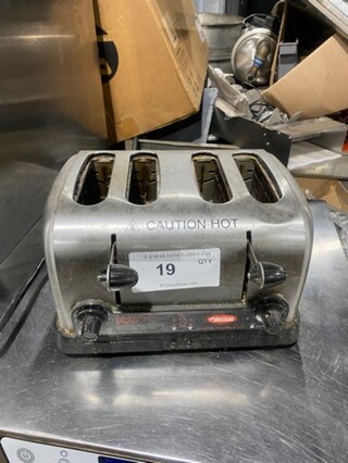 Hatco Commercial Countertop 4 Slot Toaster! Model: TPT240 SN: C204291911 240V 60HZ 1 Phase
