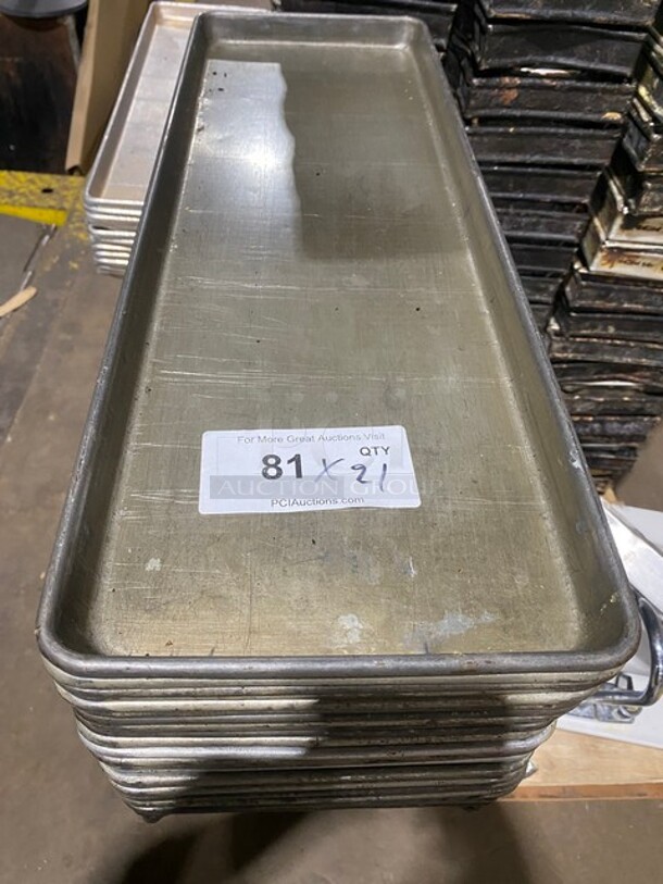 All Stainless Steel Pastries Sheet Pans! 21x Your Bid! - Image 1 of 4