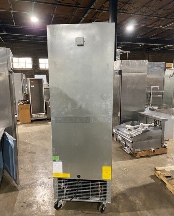 LATE MODEL! 2022 Asber Commercial Single Door Reach In Freezer! All Stainless Steel! On Casters! MODEL ARF23HFHC SN:8102673343 115V 1PH - Image 2 of 9