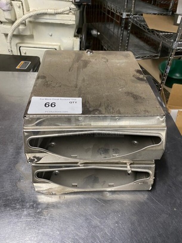 ALL ONE MONEY! Wall Mount Metal Paper Towel Dispenser! - Image 1 of 5