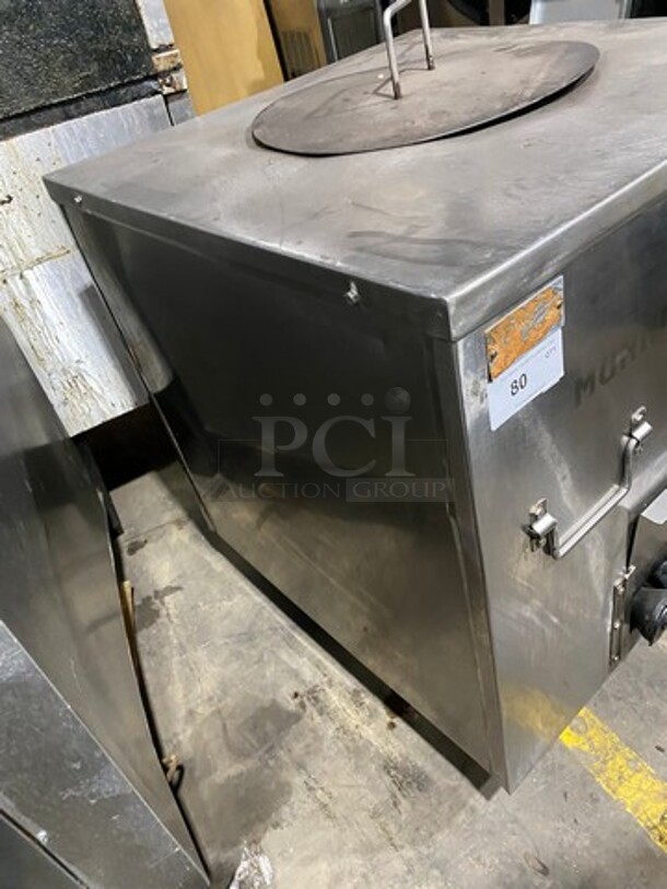 WOW! Munnilal Tandoors Commercial Gas Powered Tandoor Oven! With Lid! Solid Stainless Steel! On Casters! Model: SSC34 - Image 2 of 9