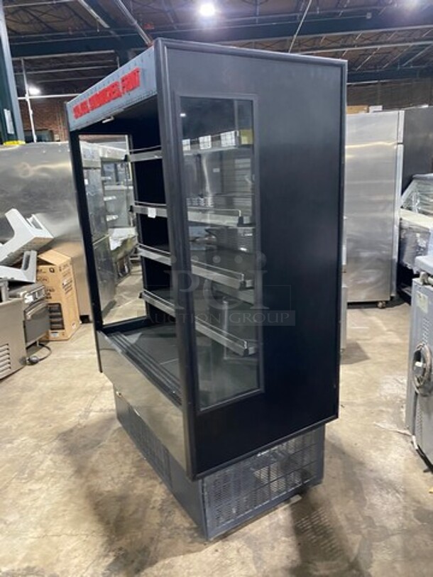 Kool It Commercial Refrigerated Open Grab-N-Go Case Merchandiser! With View Through Sides! With Front Cover! All Stainless Steel! Model: KGHOF50S SN: 1419009 120V 60HZ 1 Phase - Image 2 of 9