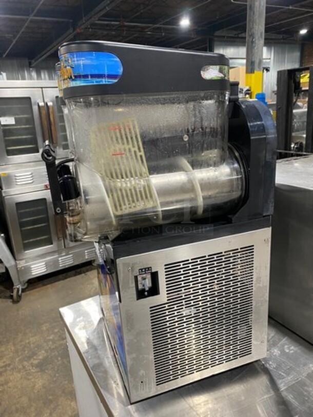 Commercial Countertop 2 Flavor Slushie/ Frozen Beverage Dispenser! Stainless Steel Body!  - Image 2 of 9