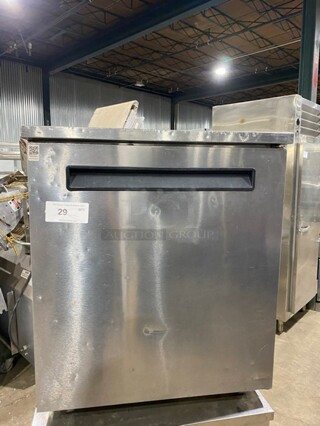 Delfield Commercial Single Door Lowboy/Worktop Cooler! All Stainless Steel! MODEL 406-STAR2 SN: 0710152003484 115V