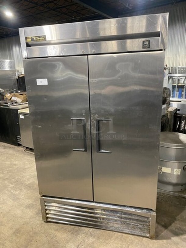 True Commercial 2 Door Reach In Freezer! With Poly Coated Racks! All Stainless Steel! WORKING WHEN REMOVED! Model: TS43F SN: 8893777 115V 60HZ 1 Phase - Image 1 of 10