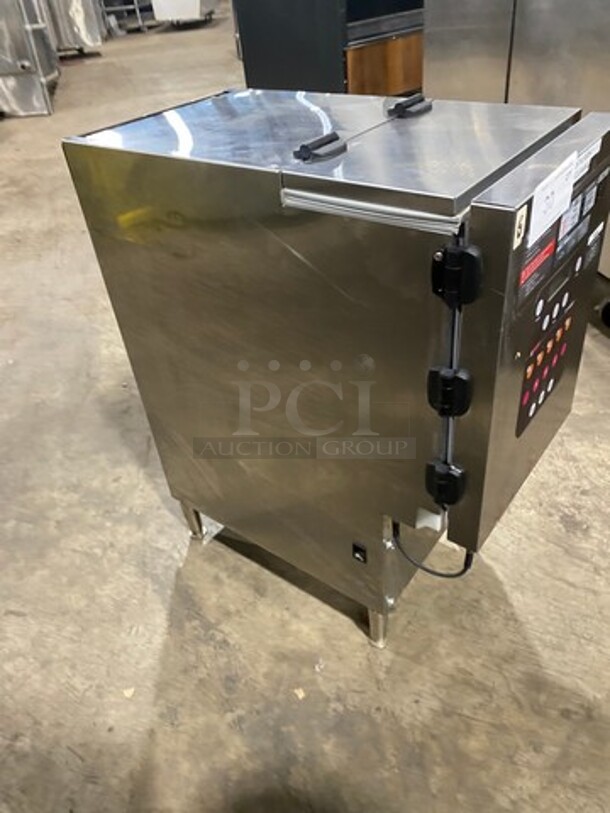 Silver King Commercial Countertop Refrigerated Milk Dispenser! Stainless Steel Body! On Legs! - Image 2 of 7