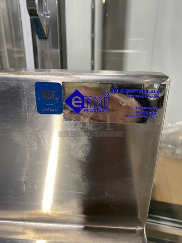 WOW! NEW! NEVER USED! Emi Heavy Duty Heavy Gage Welded Work Top/ Prep Table! With Back Splash! With Storage Space Underneath! Stainless Steel! On Casters! - Image 8 of 8