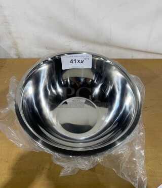 NEW! Choice 8QT Stainless Steel Mixing Bowl! 4x Your Bid! MODEL 176MXBSS8