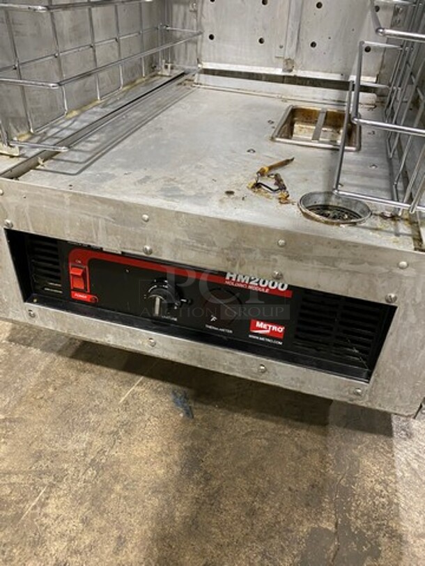 Metro Commercial Heated Holding Cabinet/ Food Warmer! All Stainless Steel! On Casters! Model: C199HM2000 120V - Image 6 of 6
