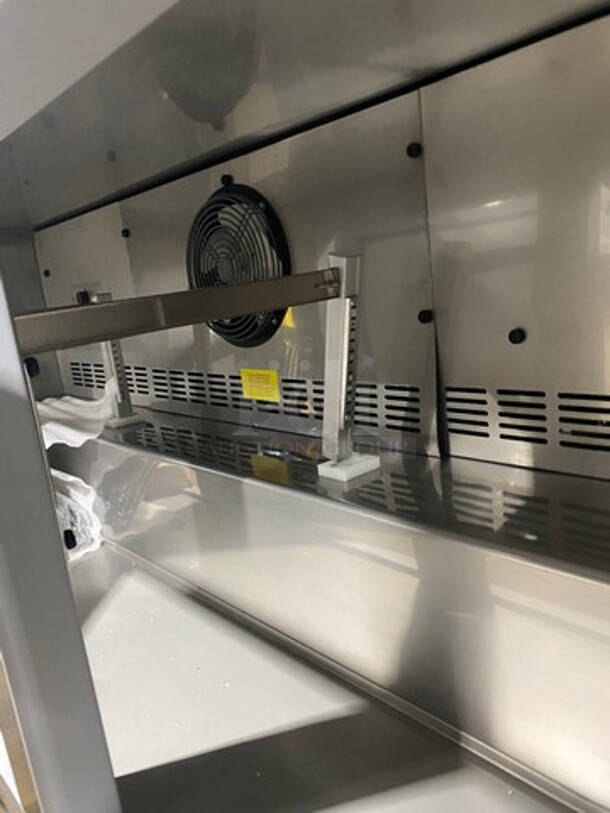 NEW! SCRATCH-N-DENT! LATE MODEL! 2022 Asber Commercial 3 Door Lowboy/Worktop Cooler! All Stainless Steel! Model: AUTR72NHC SN: 8102495248 115V 1 Phase - Image 7 of 11