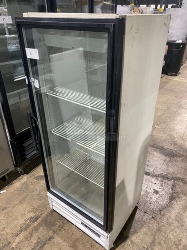 True Commercial Single Door Reach In Cooler Merchandiser! With View Through Door! Poly Coated Racks! Model: GDM12 SN: 12030206 115V 60HZ 1 Phase - Image 9 of 10