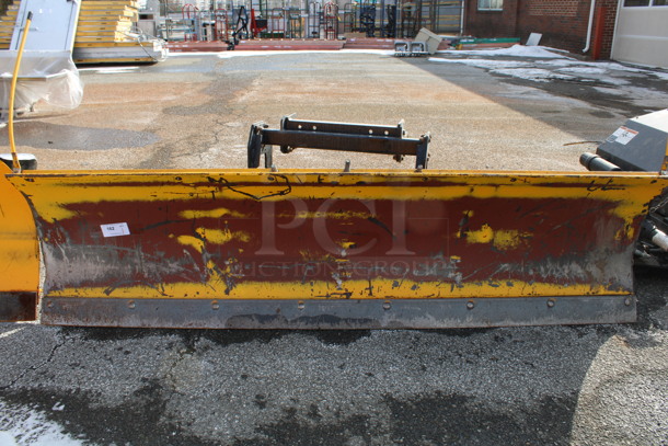 Meyer Power Angling Yellow Metal Commercial Plow. 90x48x24