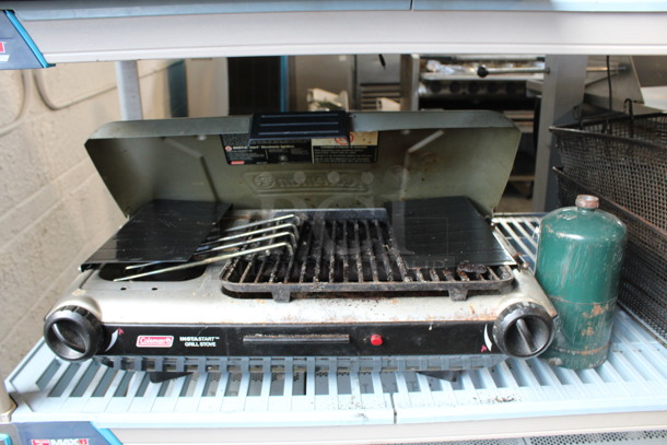 Coleman Metal Countertop Instastart Grill Stove. 21x14x7 - Image 1 of 4