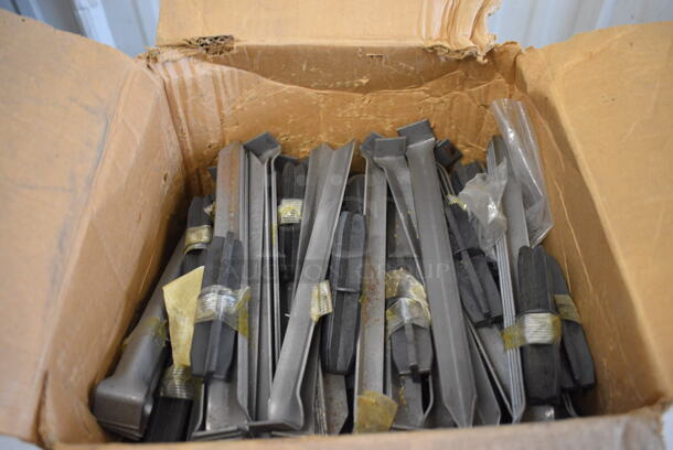 ALL ONE MONEY! Lot of BRAND NEW IN BOX! Steel Anchoring Stakes and Connectors. Includes 9.5