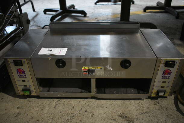 AJ Antunes TBS-2X Stainless Steel Commercial Countertop Taco Bell Steamer. 208 Volts. 26x13x9