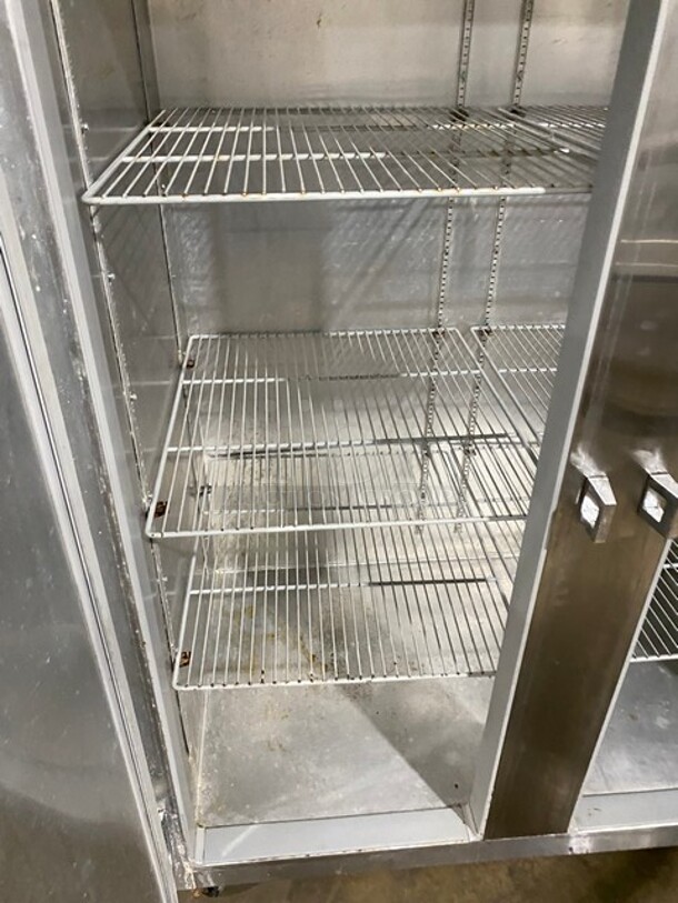 Continental Commercial 2 Door Reach In Cooler! Solid Stainless Steel! On Casters! Working When Removed! MODEL 2R SN:15499645 115V 1PH - Image 6 of 10