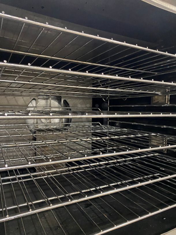 Alto Shaam Commercial Natural Gas Powered Double Deck Convection Oven! With Metal Racks! Solid Stainless Steel! 2x Your Bid Makes One Unit! On Commercial Casters!  - Image 6 of 10