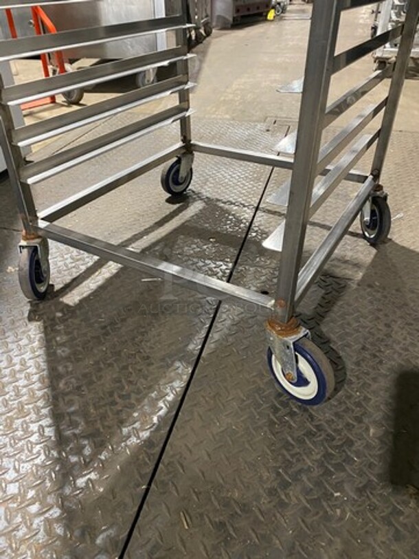 Channel Metal Commercial Pan Transport Rack! On Casters! - Image 4 of 6