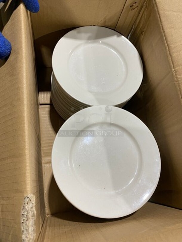 ALL ONE MONEY! Tuxton 8" White Porcelain Plates! - Image 2 of 5