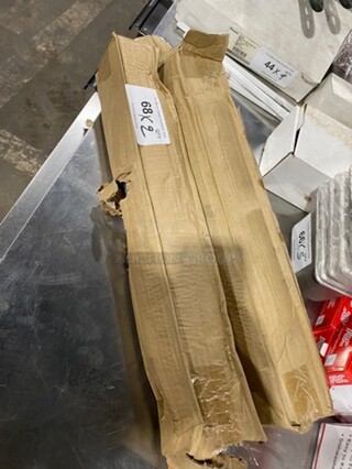 SWEET! NEW! IN THE BOX! All Stainless Steel Bakery Rolling Pin! 2x Your Bid!