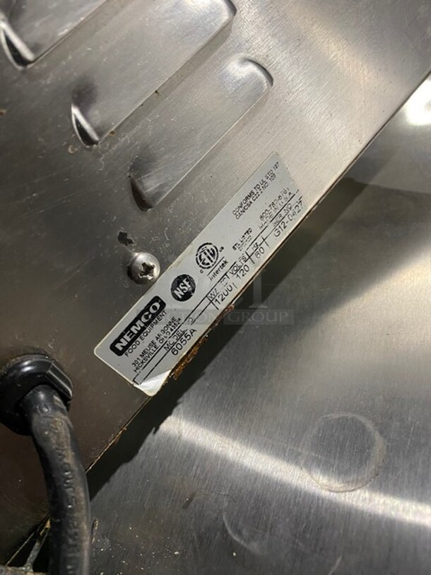 Nemco Commercial Countertop Single Well Food Warmer! All Stainless Steel! Model: 6055A SN: G120427! 120V! - Image 7 of 8