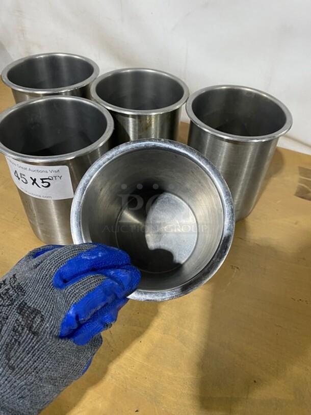 Eastern Stainless Steel Utensil Utensil Holder! 5X Your Bid! - Image 3 of 9