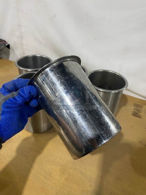 Eastern Stainless Steel Utensil Utensil Holder! 5X Your Bid! - Image 5 of 9