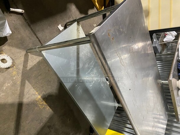 NICE! Stainless Steel Work Table w/ Undershelf! Bullet Adjustable Legs!  - Image 8 of 8