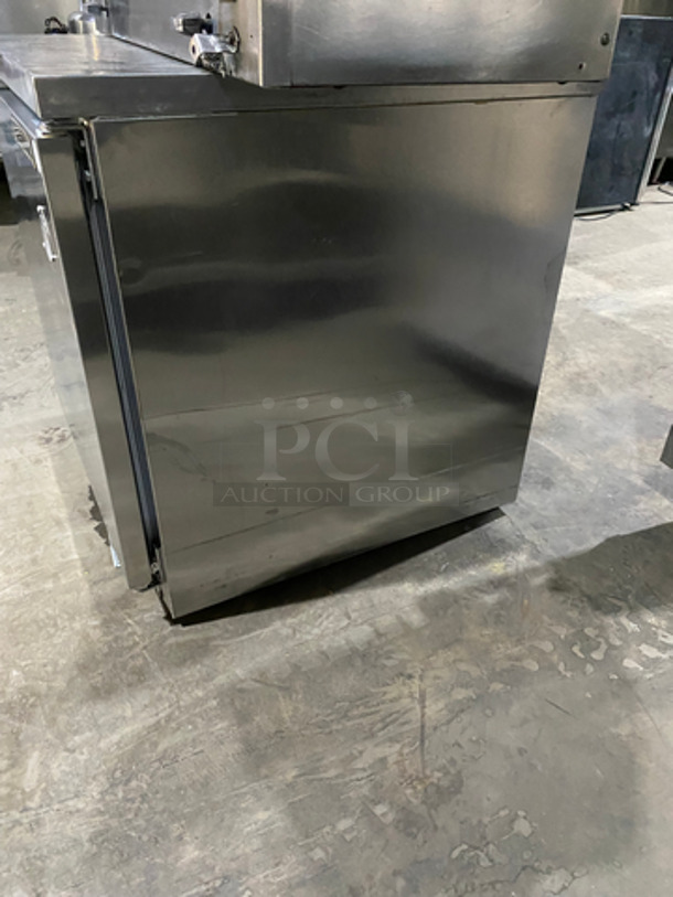 Beverage Air Commercial Single Door Lowboy/Worktop Freezer! All Stainless Steel! Model: WTF27A SN: 9910694 115V 60HZ 1 Phase - Image 4 of 7