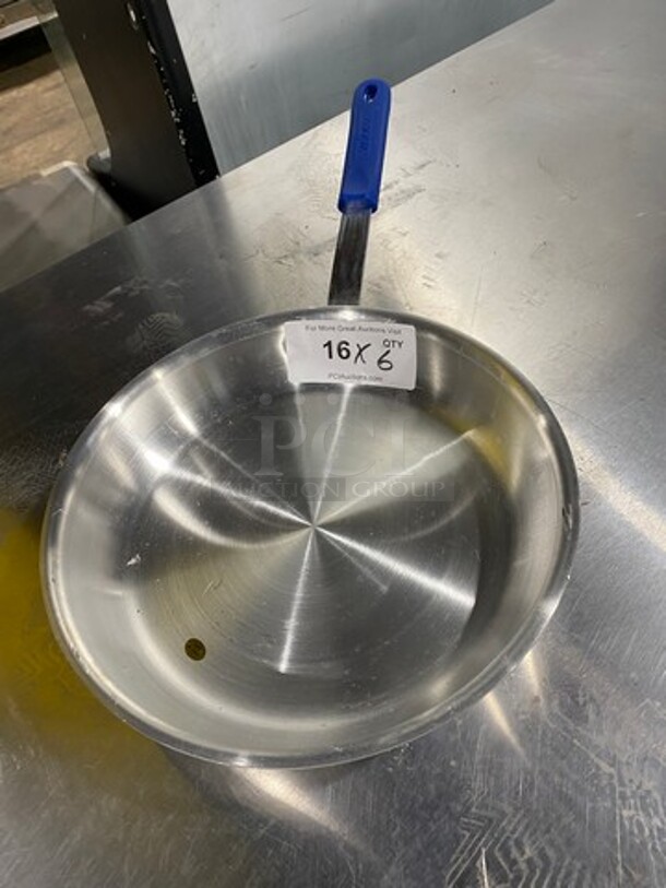 NEW! Winco Stainless Steel 12" Frying Pans! With Cool Touch Handles! 6x Your Bid! - Image 2 of 6