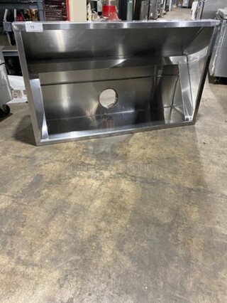 Commercial Solid Stainless Steel Hood System!
