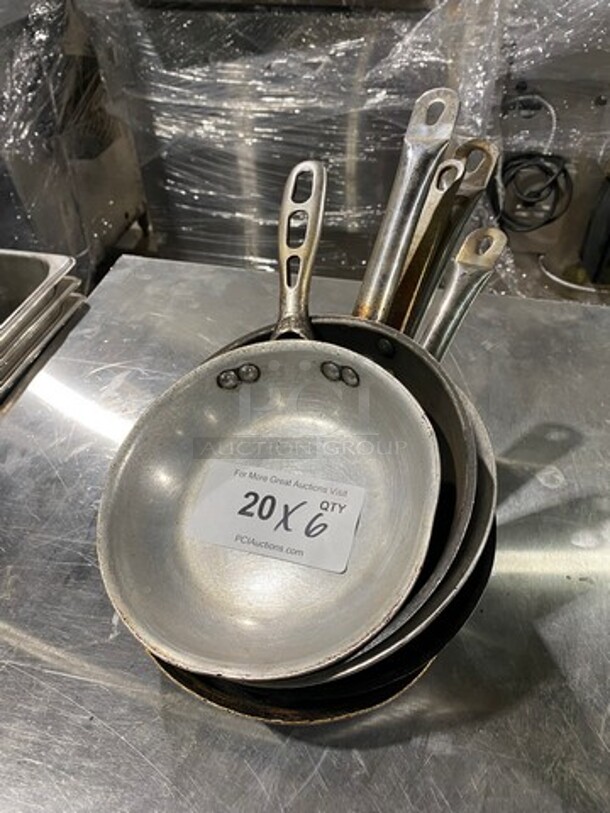 Assorted Size Stainless Steel Frying Pans! 6x Your Bid!