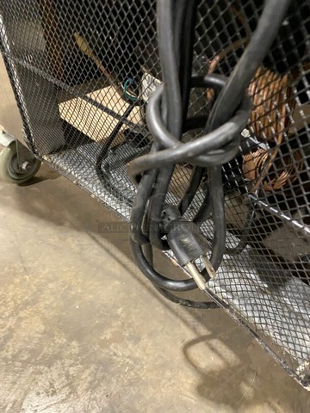 CoolTech 84' Refrigerated All Stainless Steel Prep Table! With Storage Space Underneath! On Casters!
Model CMPH-84BMO Serial 71418 120V/60Hz/ - Image 8 of 8